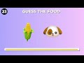Guess The Food By Emoji |Food Quiz 🍔|