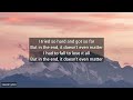 In the End - Tommee Profitt | Lyrics [1 hour]