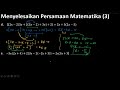 Persamaan Linear 1 Var (1) - Penyelesaian Persamaan Linier Satu Variabel - Matematika SMP