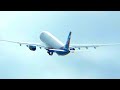 Aeroflot Russian Airlines Airbus A330-343 RA-73786 Taxi & Takeoff Runway 27