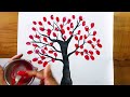 Finger printing Tree painting/Finger printing painting