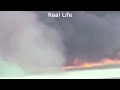 Animation vs Real Life - B-2 Crash #planecrash