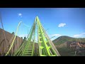 Medusa, Nitro, Batman, Kingda Ka, Green Lantern, and Superman Planet Coaster recreations