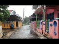 Super heavy rain in my village indonesia, very refreshing || the sound of rain for insomnia