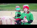 ELF RIDING SCHOOL WITH HARLOW AND LEXI! VLOGMAS