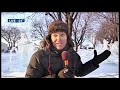 Steve Patterson Gives a Weather Report from Freezing Cold Minnesota