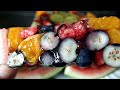 Watermelon Berry Jelly summer treat! SUPER EASY! Recipe details in the description!