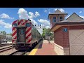 A Gorgeous Sunday on the BNSF Racetrack. Lots of Trains and Beautiful Station Depots