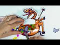 Making ZOOCHOSIS Monster Animals🦒🐷🐘Game Book（+ Giraffe Pregnant Squishy）DIY 동물원