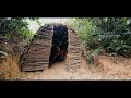 3Day The Boy Living Solo The Bushcraft Building Create house in Forest./Cooking/
