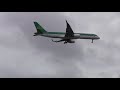 Aer Lingus Boeing 757 Landing Rwy 4L Boston Logan Airport