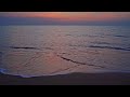 Post Sunset Glow on the Beach with Gentle Waves | Relaxing ASMR for Deep Sleep | 3 Hours in 4K UHD