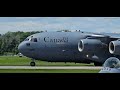CC 117 Globemaster III TAKEOFF and STUNTS During RCAF Century Celebration