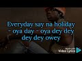 Rema - Holiday [Lyrics]
