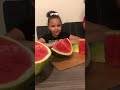 Watermelon taste challenge with the bugs 💙