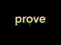 Prove (Official Trailer)