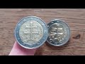 2 EURO ULTRA ERROR COIN,VALUABLE,#SLOVAKIA, ERROR COINS WORTH MONEY,