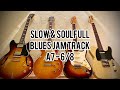 SLOW & SOULFULL Blues Jam Track - A7 | 6/8 Time