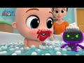 Baby Learns To Swim!  | Little Angel - Sports & Games Cartoons for Kids