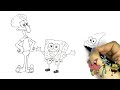 🧽How to draw SpongeBob ,Patrick Star & Squidward for Kids & Toddlers |Step by step SpongeBob Drawing