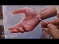 How to Paint Realistic Hand with Acrylic on Paper for Beginners | Tutorial by Debojyoti Boruah