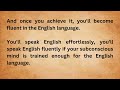 You can speak English like a pro || Graded Reader || Improve Your English Skills|Listen And Practice