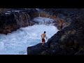 Queen's Bath - Kauai, HI.  Crazy kids 