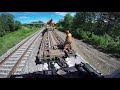 Капитальный ремонт ж.д. часть 2/8 -  Укладка новых решеток / Track repair 2/8 - Laying new track