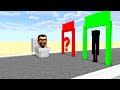 Minecraft Mobs : SKIBIDI TOILET RUN - Minecraft Animation