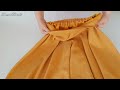 Very Easy Cutting and Sewing of Long Palazzo Trousers with Elastic Back