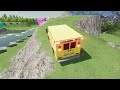 TRANSPORTING CARS, AMBULANCE, POLICE CARS, FIRE TRUCK, MONSTER TRUCK OF COLORS! WITH TRUCKS! - FS 22