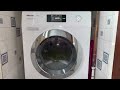 Miele WCR870WPS W1 - Cottons 60°C unbalanced interim spin and 3rd rinse