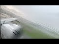 ENGINE VIEW | EMIRATES 777-300ER STORM TAKEOFF FROM SAN FRANCISCO