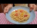 SPAGHETTI CON MERLUZZO E POMODORINI RICETTA FACILE E LIGHT