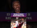 Ben Wallace talks about blocking Shaq in 2006 #detroitpistons #detroitbasketball #benwallace #shorts
