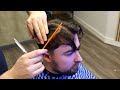 How To Cut Mid Length Hair | Step by Step Mens Haircut Tutorial | With Taper