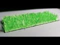 DIY Artificial Grass | How To Make Artificial Paper Grass At Home