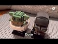 Stop motion lego star wars set building