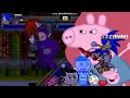 MUGEN Request 482: Sonic, Amy Rose, Cream, Knuckles VS Peppa Pig, Tinky Winky, Caillou, Hanazuki