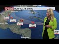Beryl remains strong Category 4 hurricane as it takes aim on Jamaica