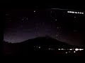 Strange Mount Fuji footage from live stream.