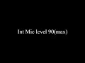 Tascam DR-40x Internal mic raw recording examples A-B position