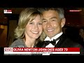 John Travolta pays tribute to Olivia Newton-John