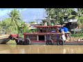 Xà lan chở dầm cầu và cần cẩu siêu to siêu đẹp/The boat is carrying super big girders and cranes