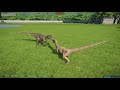 Herrerasaurus VS Velociraptor Update 1.7 - Jurassic World Evolution