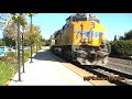 SUPER RARE! UP Freights Race through Fremont