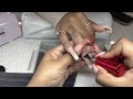 Watch Me Work: Classic Deep French Nail Art Tutorial