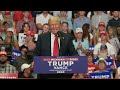 Former President Trump rallies supporters in Grand Rapids