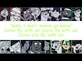 Total Drama World Tour ‘Come Fly With Us’ Lyrics (Color Coded)