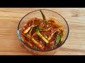 Easy Green onion kimchi Pa-kimchi 파김치  Green onion Appetizer Salad  Simple but delicious